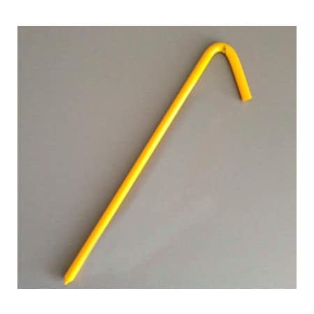 Cutshaw Industries 10" Mini Tarp Hook Stake, Yellow 31210BYL
